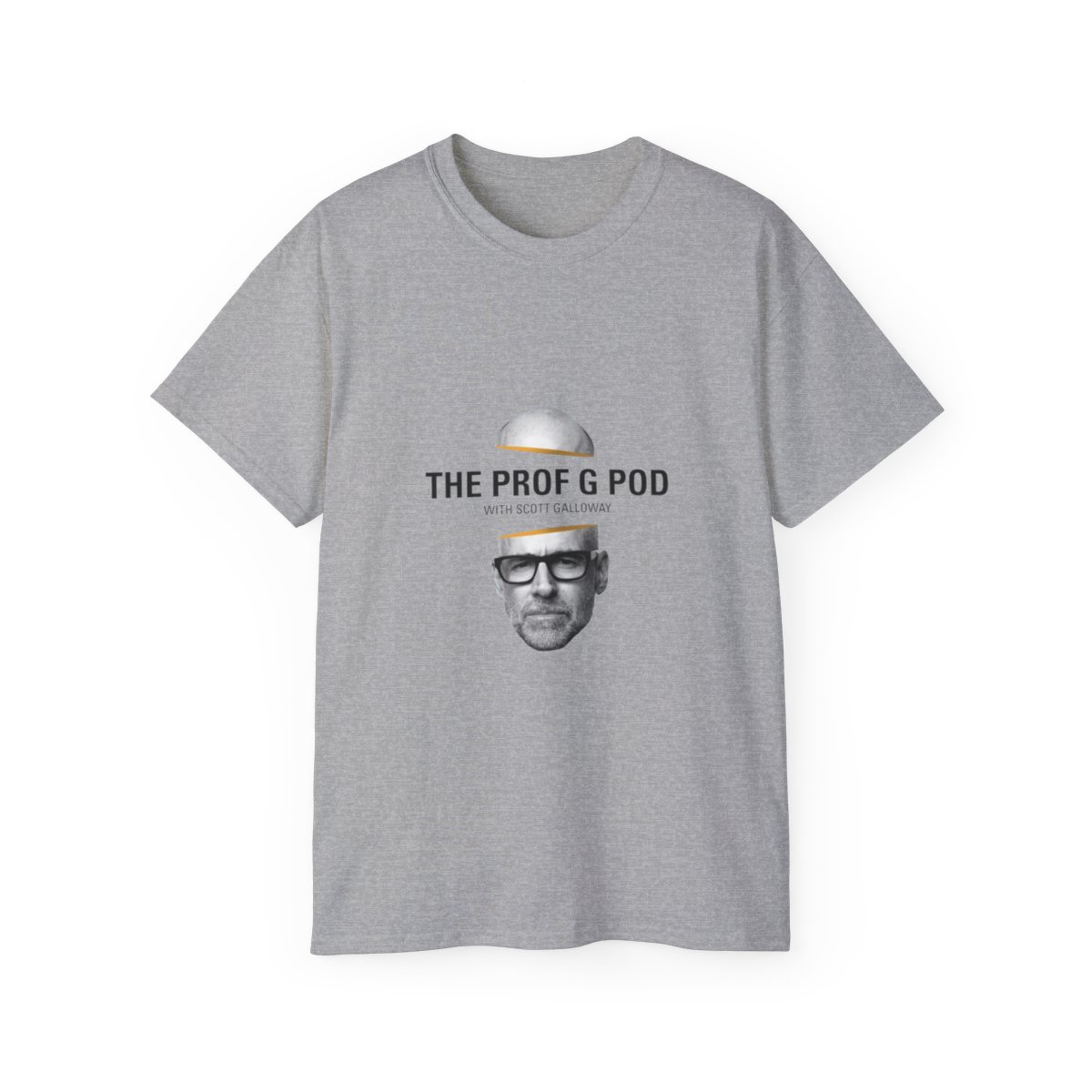 The Prof G Pod tee | Scott Galloway podcast shirt - alternate angle 2, merchandise